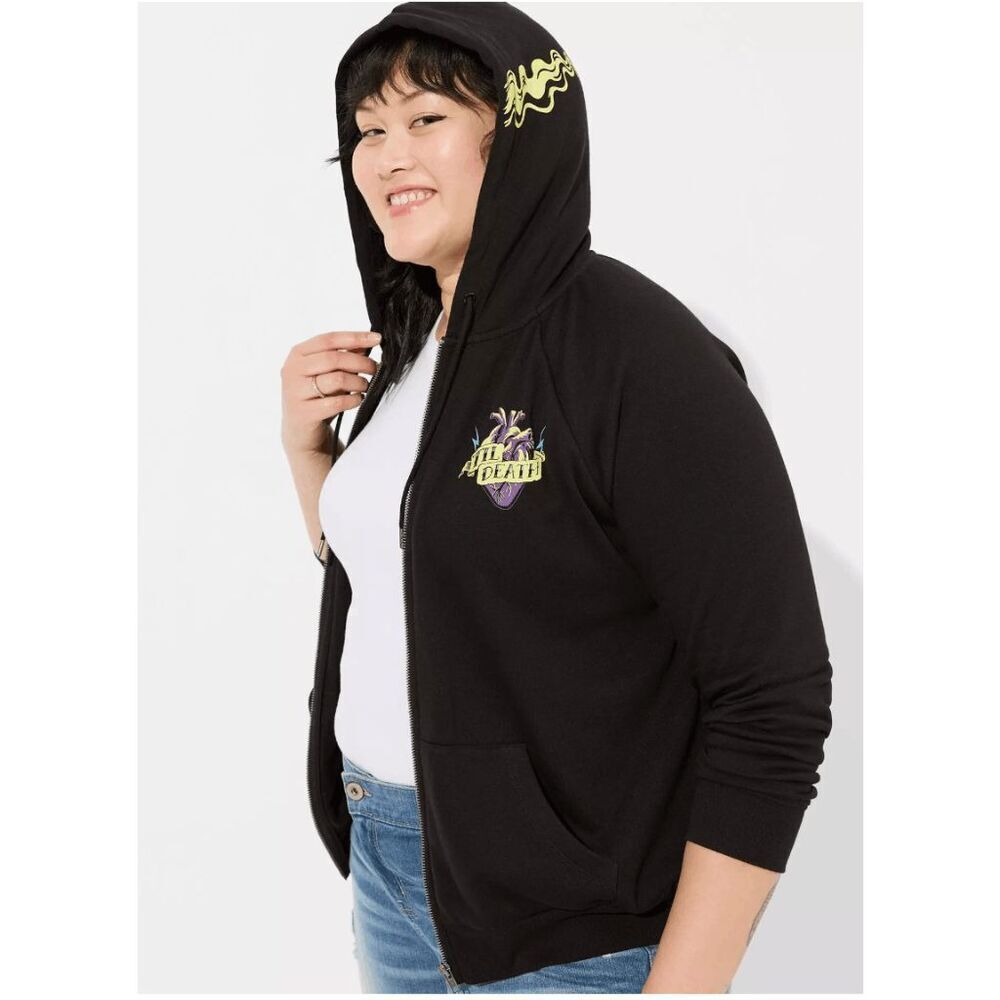 Universal Monsters Bride of Frankenstein “Till Death” Zip Up Hoodie Sweatshirt